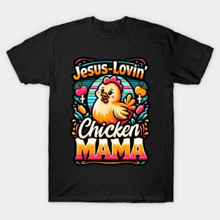 Faithful Christian Chicken Owner Design T-Shirt